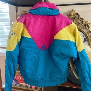 80’s Vintage Multi Color Puffer Jacket